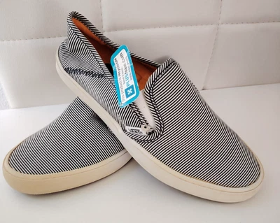 Vans Damen Classic Slip-On Schuhe aus Canvas 2.Wahl gestreift Neu Größe 37 - Bild 1 von 4