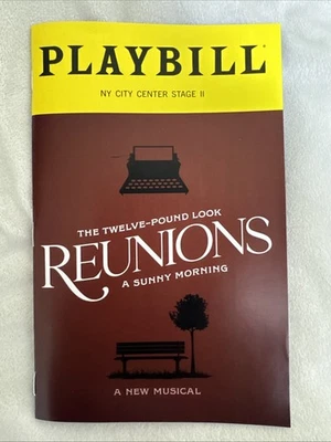 Reunions at NYCC Playbill 2025 - Courtney Reed, Chip Zien, Joanna Glushak etc. - Image 1 of 4