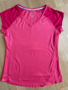 Nike Running Dri-Fit Damen Sport T-Shirt in Gr. M, korallefarben - Bild 1 von 3
