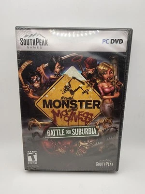 Monster Madness Battle For Suburbia PC Video Game New Sealed - Image 1 of 3