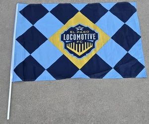 El Paso Lokomotive 2' x 3' Rallye Flagge USL MLS Fußball Football - KOSTENLOSER VERSAND  - Bild 1 von 3