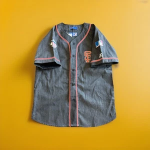 Vintage SF San Francisco Giants Baseball Trikot Starter Größe Large MLB DS - Bild 1 von 19