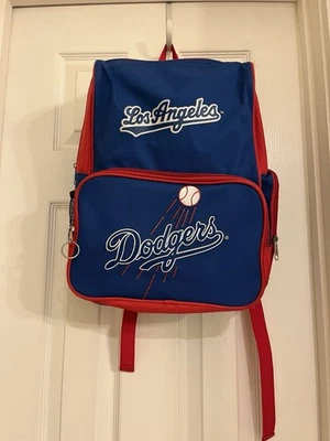 MLB Los Angeles Dodgers Blue Red Backpack (Work ,School, Sport) EUC - Image 1 of 4