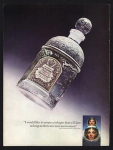1974 Veritable Eau De Cologne Imperiale Distillee par Guerlain France Print Ad - Picture 1 of 3