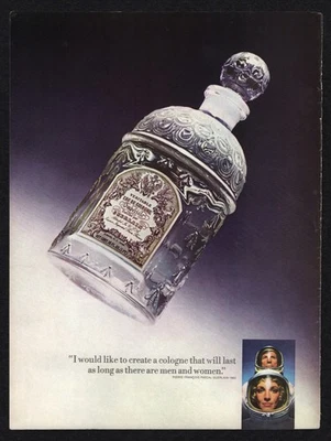 1974 Veritable Eau De Cologne Imperiale Distillee par Guerlain France Print Ad - Image 1 of 3