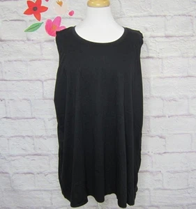 Fabletics Black Calliope Tank Top Womens size 2X Open Back Tie Back New! - Picture 1 of 12