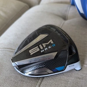 TAYLORMADE SIM MAX D 10.5 DRIVER HEAD RIGHT HAND - Picture 1 of 3