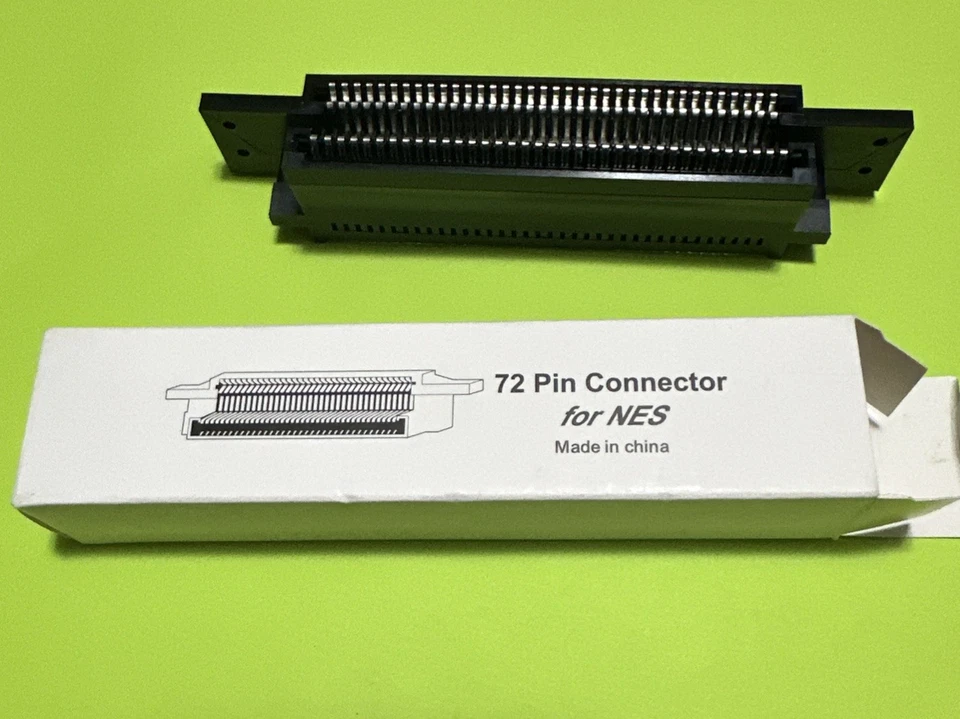 NEW 72 Pin Connector Replacement Cartridge Slot for Nintendo NES Console System - Image 1 of 1