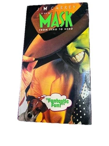 The Mask VHS 1995 Jim Carrey Cameron Diaz Original With Watermarks New Sealed - Bild 1 von 4