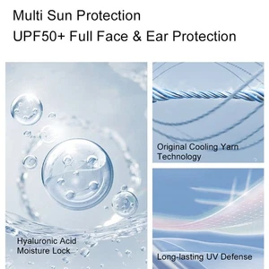 Women's UV Protection Face Veil JW - Picture 1 of 18