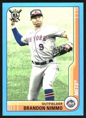 2021 Topps Big League Blue #230 Brandon Nimmo - BB - Image 1 of 2