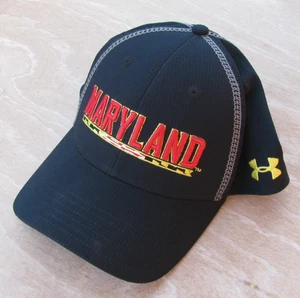 MARYLAND TERRAPINS UNDER ARMOUR MÜTZE KAPPE GRÖSSE XL TERPS NEU HERREN SCHWARZ 7 3/4 - Bild 1 von 6