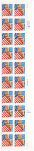 Scott #2897 Flag Over Porch Plate Block Of 20 Stamps - MNH Right - Picture 1 of 2