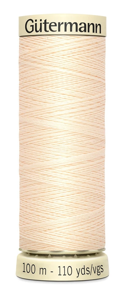 Gutermann 100P-800 Sew-All Thread 110yd-Ivory - Image 1 of 1