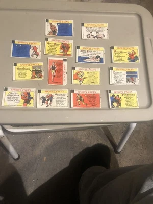 1981 Topps Sport Comics Lot-14 Diff-Ali-Orr-Byron Nelson-Marciano-Lefty Gomez++ - Image 1 of 4