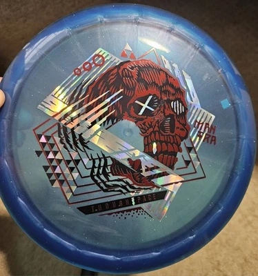 New Thought Space Athletics RARE 2ND RUN Gnar Skull Ethos Mantra 174g Blue Red - Image 1 of 4