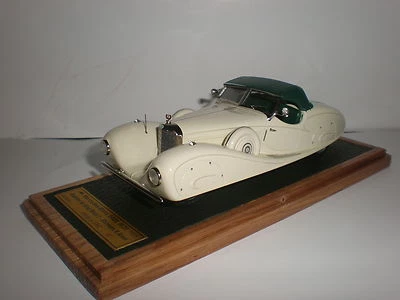 1/43 EMC 35 Mercedes 540K Roadster for King Ghazi Top Up Version 2B Beige/Green - Image 1 of 4