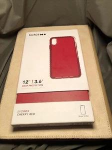 Tech21 EvoCheck Case for Apple iPhone XS Max - Bright Rouge Red - Picture 1 of 2