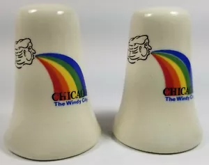 Salt and Pepper Shakers Chicago Windy City A9 SP - Picture 1 of 5