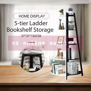 5-Tier Ladder Corner Shelf Home Display Plant Stand Bookshelf Storage - Picture 1 of 7