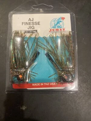 Plantilla de finura Jewel Bait Company 5/16 oz 2 piezas destello de calabaza verde Foto 1 de 3