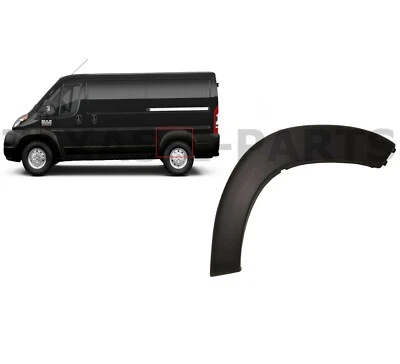 New Fits 2019-2023 Ram Promaster Left Rear Wheel Flare Trim Molding 1500-3500 LR Foto 1 de 4