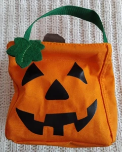 Thirty One Littles Carry All Caddy Tote Bag Orange Pumpkin Halloween *READ* - Picture 1 of 6