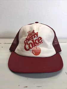 Vintage 80’s Trucker Hat Enjoy Diet Coke Coca Cola Mesh Snapback Made In USA - Picture 1 of 8