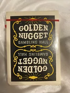 Vintage Vegas Golden Nugget Glücksspielhalle Poker Karten Deck NEU VERSIEGELT - Bild 1 von 9