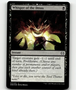 MTG Whisper of the Dross 117 FOIL Phyrexia: All Will Be Common - Picture 1 of 1