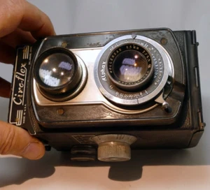 Graflex Ciro Flex TLR Camera Wollensak 85mm F3.5 Lens Alpax Shutter Rochester US - Picture 1 of 10