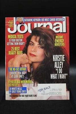 Ladies' Home Journal Oct 1991 Kristie Alley Cover Katharine Hepburn Beauty FN+ - Image 1 of 3