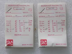 1x MA4798D Medido HF Microondas Asociados M/A Com Diodo NUEVO - Imagen 1 de 6