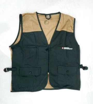 Gander Mountain - Fishing Hunting Outdoor Vest - Green and Tan - Size 2XL