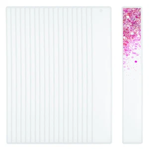 20 Pcs Bookmark Resin Mould 7.6"x1.1" Rectangle Bookmark Silicone Moulds White - Picture 1 of 6