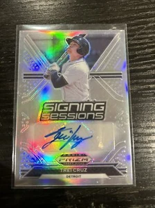 2021 Panini Prizm Draft Picks Trei Cruz #SS-TC Signing Sessions Detroit Tigers - Picture 1 of 4