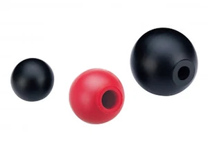 Black Machine Ball Handle Knob HOO-30-3/8 - Picture 1 of 1