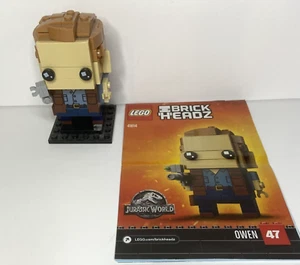 LEGO Brickheadz Jurassic World: Owen & Blue #41614 - Complete w/ Instructions - Picture 1 of 2