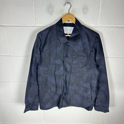 Norse Projects Jacket Mens Medium Blue Kyle Chore Overshirt Oi Polloi Shacket* - Image 1 of 4