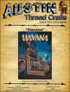 Havana AustinThreadCrafts cross stitch pattern - Picture 1 of 2