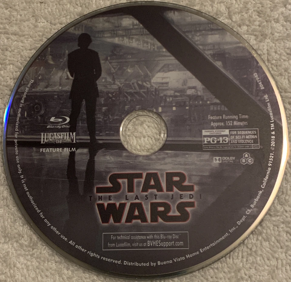 Star Wars Episode VIII The Last Jedi Blue-ray disc - Image 1 of 1