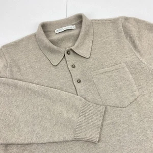 Criquet Pullover Herren XL braun Alpaka Mischung Strickpullover Freizeit Golf Preppy - Bild 1 von 12