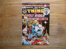 1974 VINTAGE BRONZE AGE MARVEL TWO-IN-ONE # 8 STARRING GHOST RIDER & THE THING