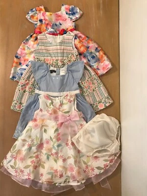 Bonnie Baby, & Others Toddler Girls Summer Dresses Lot of 4 Size 24 Months - Image 1 of 4