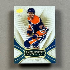 2022-23 UD Exquisite 2008-09 Retro CONNOR MCDAVID Gold Spectrum #24/25 - Oilers