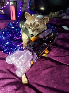 Marvel Guardians of The Galaxy Blastin Rocket Waschbär sprechende Spielfigur 2014 - Bild 1 von 4
