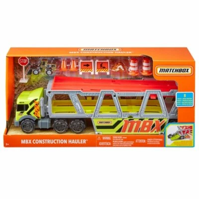 New Matchbox MBX Construction Hauler 16 Inch Green Truck & Accessories Tractor - Image 1 of 4