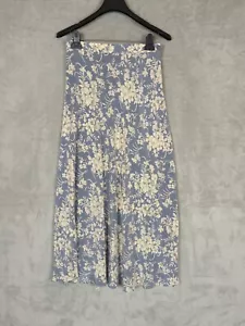 August Silk Women’s Floral Maxi Skirt 100% Silk Size 6 feminine fairycore dainty - Picture 1 of 11