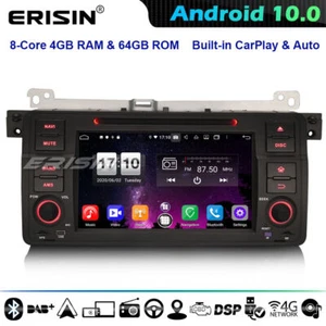 8-Core DSP CarPlay Android 11 Car Stereo GPS Radio BMW 3 Series E46 Rover 75 DVD - Picture 1 of 12