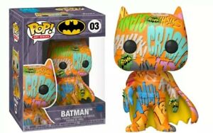Batman - Orange Artist Series Batman Exclusive DC Funko Figure W Protector 